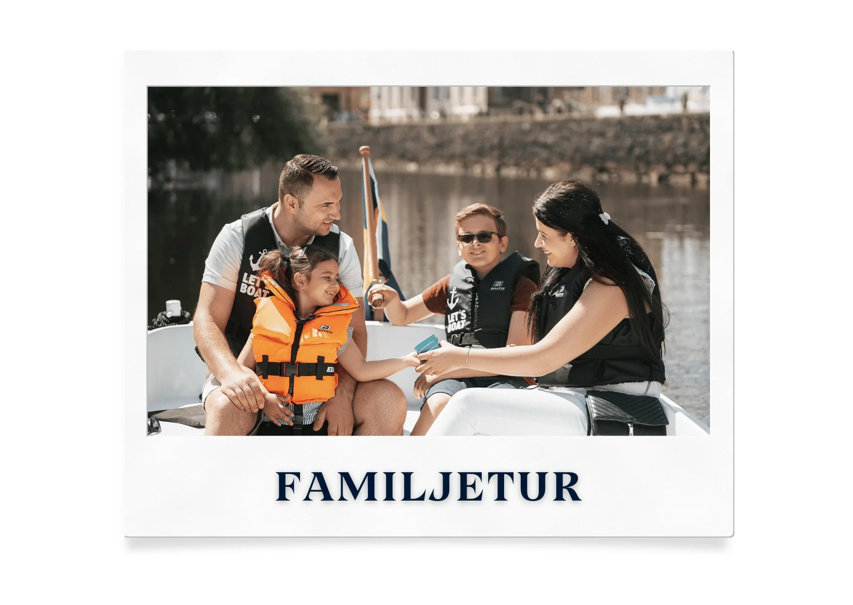 En spännande famlijetur på en av våra elbåtar