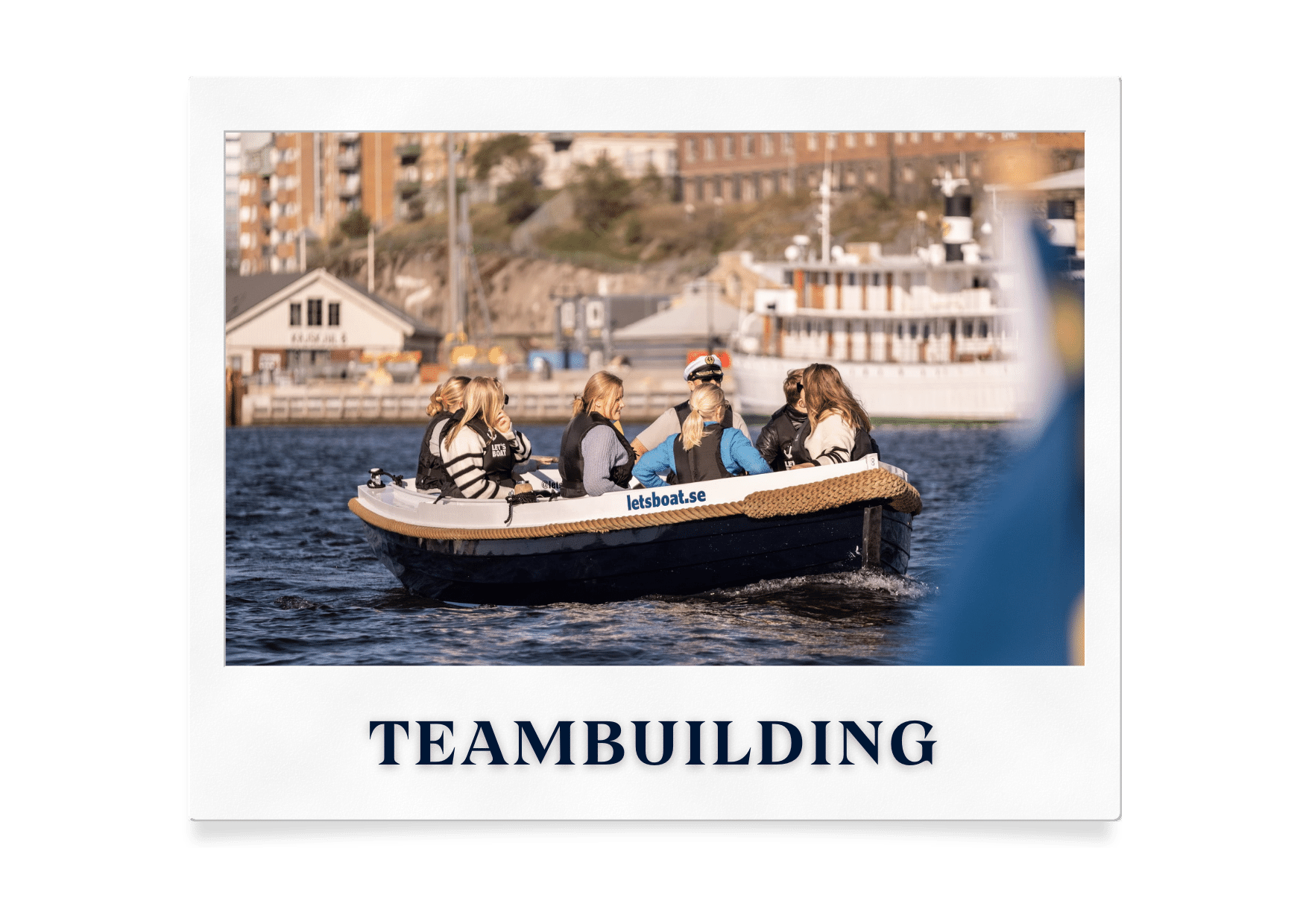 Teambuilding på havet med våra elbåtar!